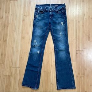 Seven For All Mankind Bootcut Low-Rise Size 28